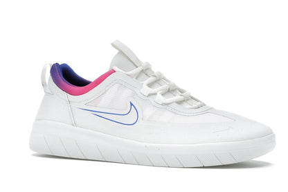 Nike SB Nyjah Free 2 Summit White Pink Blast Racer Blue