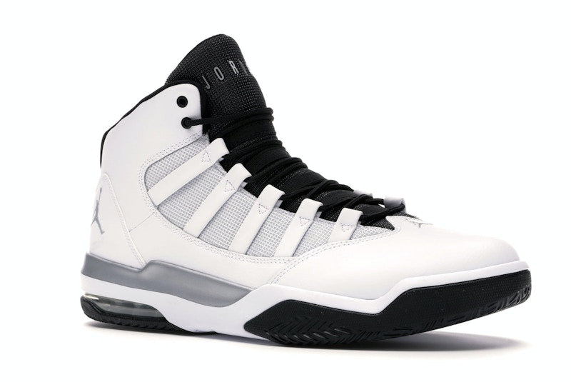 Jordan Max Aura White Metallic Silver Black