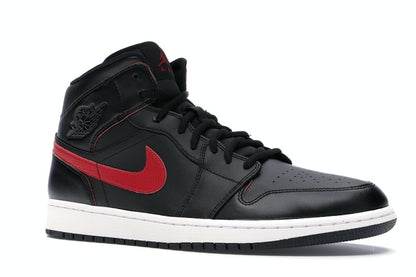 Jordan 1 Retro Mid Black Team Red