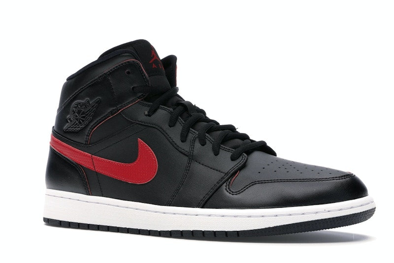 Jordan 1 Retro Mid Black Team Red
