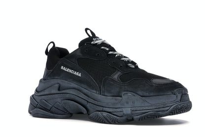 Balenciaga Triple S Triple Black (2018 Reissue) (Pre-Distressed)