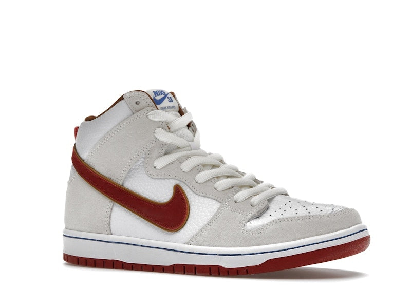 Nike SB Dunk High Sail Bright Crimson