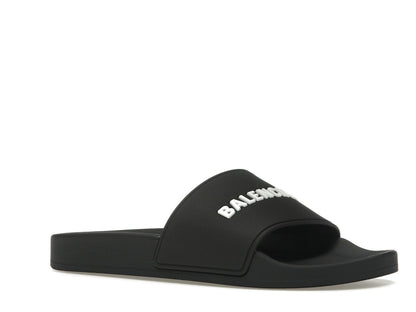 Balenciaga Pool Slide Black White (Women's)