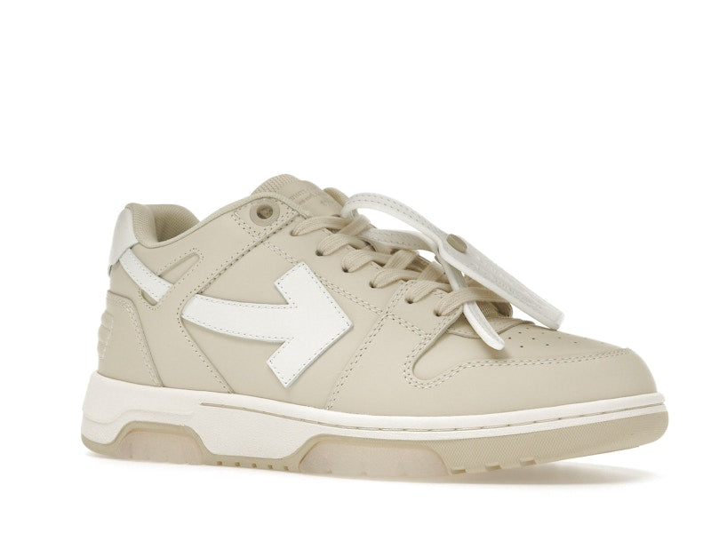 OFF-WHITE Out Of Office OOO Low Tops Angora White