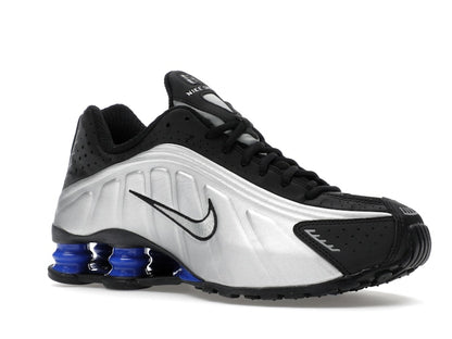 Nike Shox R4 Metallic Silver Black Racer Blue (Women's)