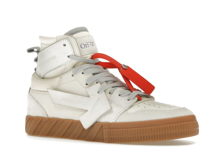 OFF-WHITE Floating Arrow High Top Vulc White Cream