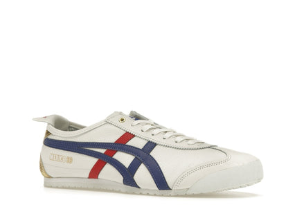 Onitsuka Tiger Mexico 66 White Blue Red Metallic Gold