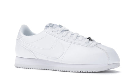 Nike Cortez Basic Leather White White-Wolf Grey-Mtllc Silver