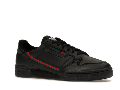 adidas Continental 80 Black Scarlet Green