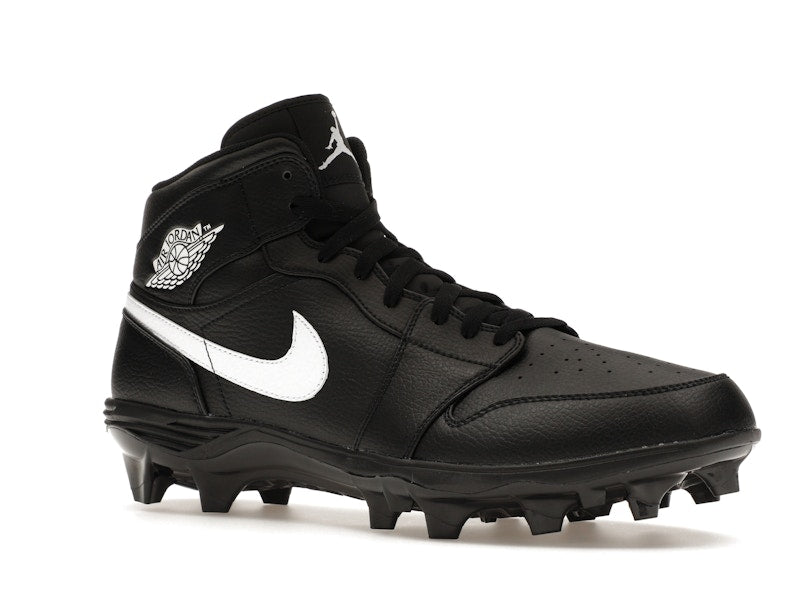 Jordan 1 Mid TD Cleat Black White
