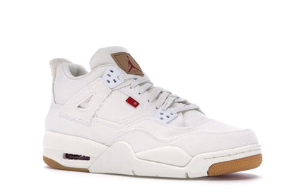 Jordan 4 Retro Levi's White (GS) (Blank Tag)