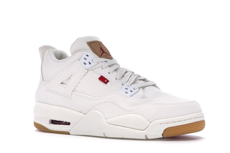 Jordan 4 Retro Levi's White (GS) (Blank Tag)