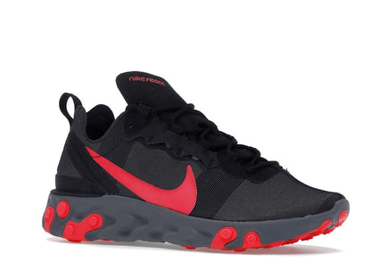 Nike React Element 55 Black Solar Red (Women's)