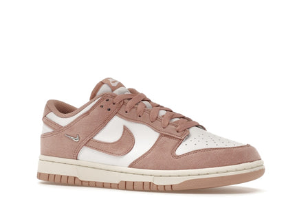 Nike Dunk Low Rose Whisper Gold Mini Swoosh (Women's)