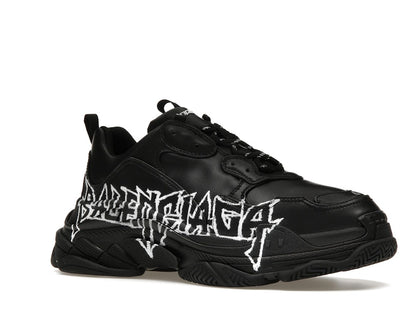 Balenciaga Triple S DIY Metal Artwork Black