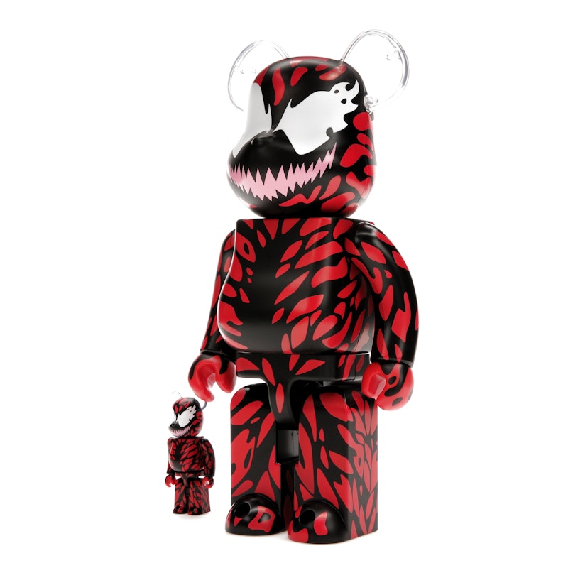 Bearbrick x Marvel Carnage 100% & 400% Set