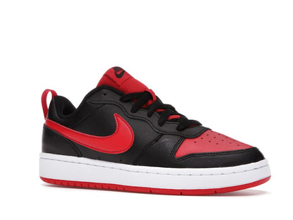 Nike Court Borough Low 2 Black University Red (GS)