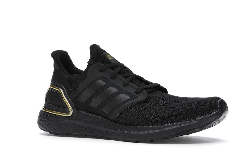 adidas Ultra Boost 20 Core Black Gold Metallic