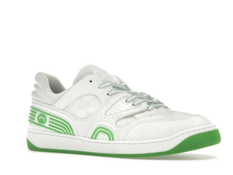 Gucci Basket Low White Demetra Green