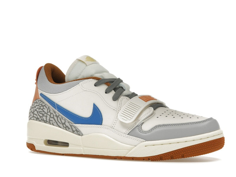 Jordan Legacy 312 Low Phantom Amber Brown Star Blue