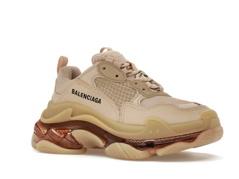 Balenciaga Triple S Clear Sole Beige (Women's)