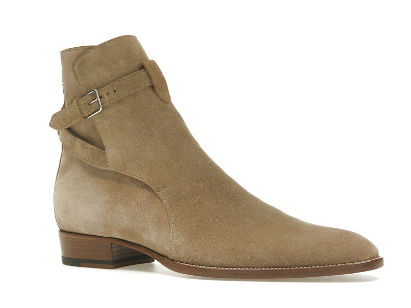 Saint Laurent Wyatt Jodhpur Boot Tobacco Suede