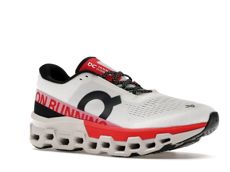 On Running Cloudmonster 2 Ivory Silver Red