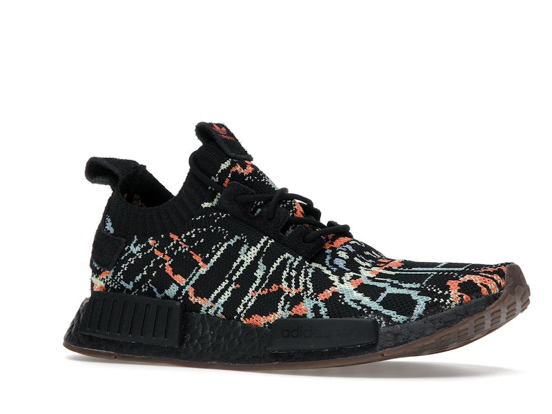 adidas NMD R1 Primeknit Black Multicolor