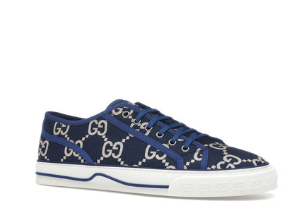 Gucci Tennis 1977 Low GG Monogram Blue