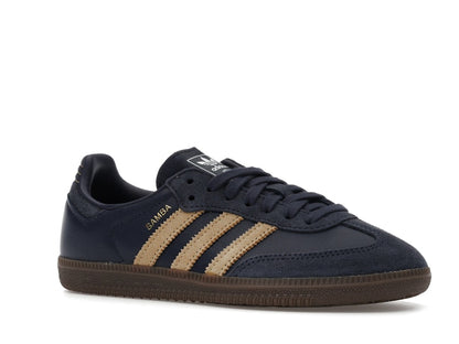 adidas Samba OG Shadow Navy Golden Beige