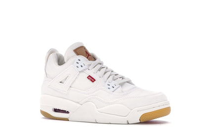Jordan 4 Retro Levi's White (GS) (Levi's Tag)