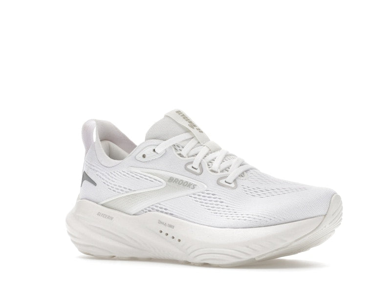 Brooks Glycerin 22 White White Grey (Women's)