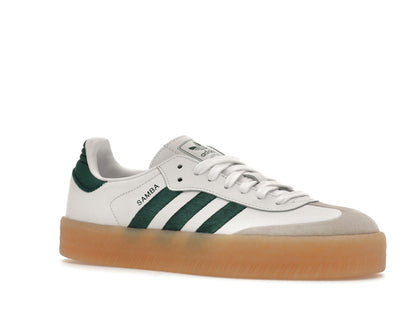 adidas Sambae White Collegiate Green Gum (Women's)