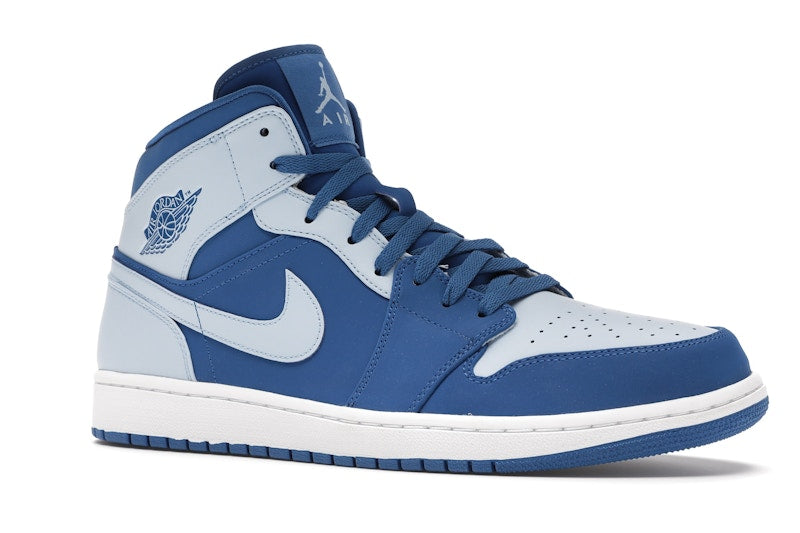 Jordan 1 Retro Mid Team Royal Ice Blue
