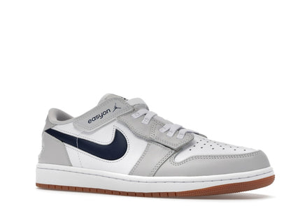 Jordan 1 Low EasyOn White Neutral Grey Gum Midnight Navy