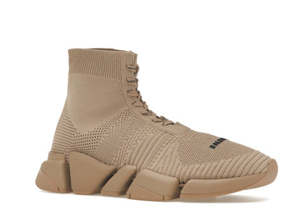 Balenciaga Speed 2.0 Lace Up Beige (Women's)