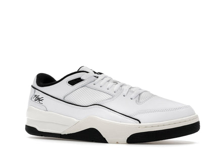 Jordan Flight Court White Sail Black