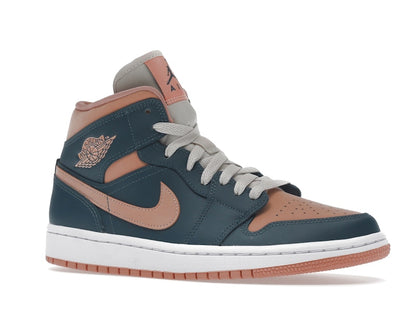 Jordan 1 Mid Dark Teal Green (Women's)
