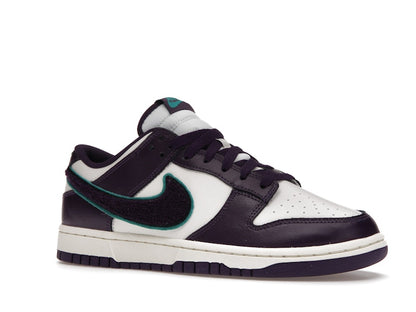 Nike Dunk Low Chenille Swoosh Sail Grand Purple