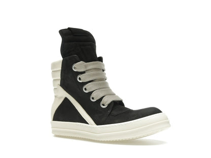 Rick Owens Geobasket Jumbo Lace High Black Milk (Women's)