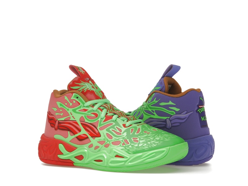 Puma LaMelo Ball MB.04 Teenage Mutant Ninja Turtles Raphael and Donatello (GS)