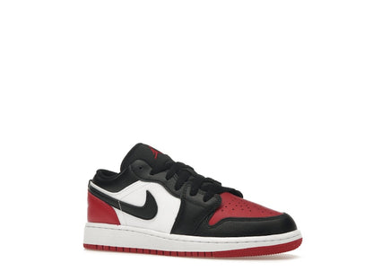 Jordan 1 Low Bred Toe 2.0 (GS)