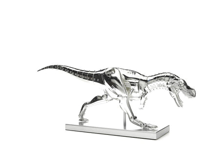 Hajime Sorayama T-Rex Cyborg Dinosaur Figure Silver
