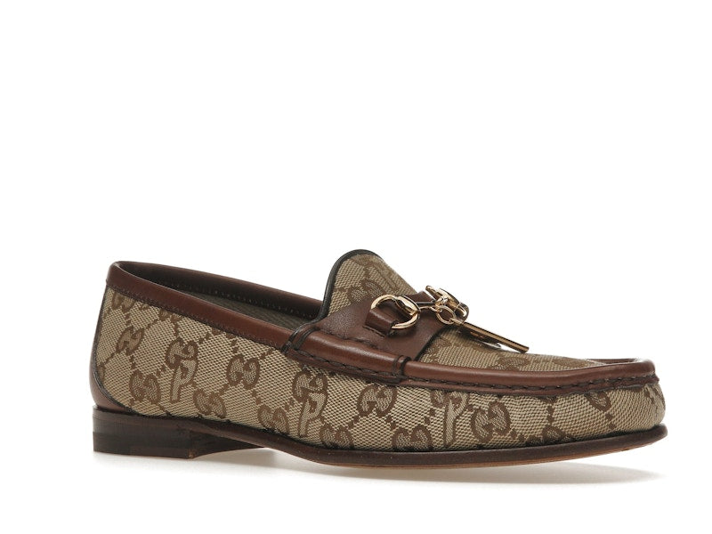 Palace x Gucci GG-P Canvas Horsebit P Charm Beige