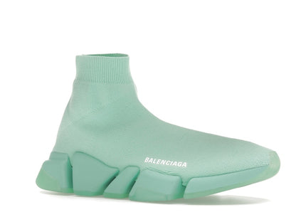 Balenciaga Speed 2.0 Recycled Transparent Sole Green