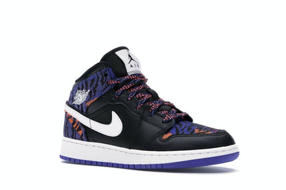 Jordan 1 Mid Multi-Color Tiger Stripe (GS)