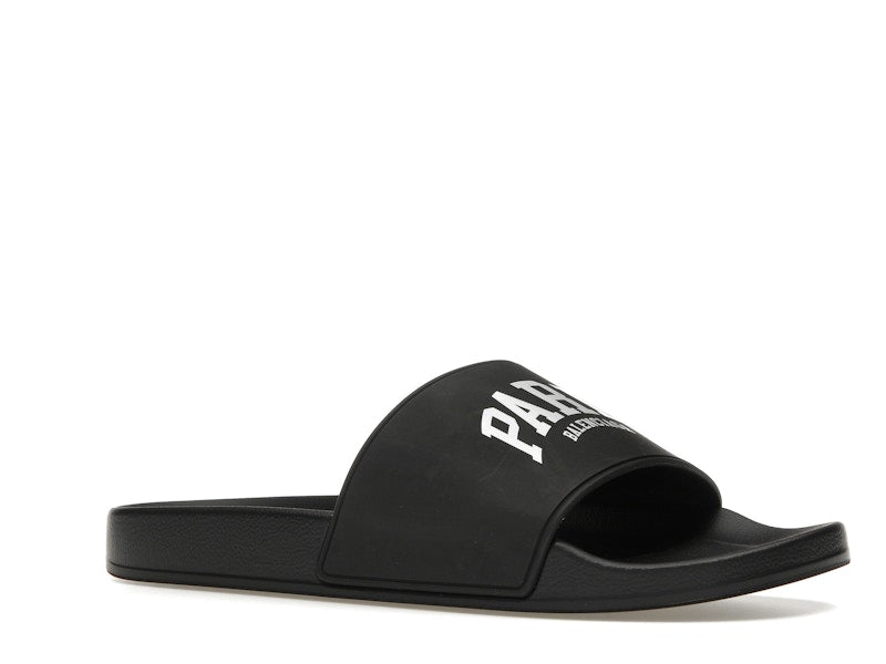 Balenciaga City Pool Slide Paris Black