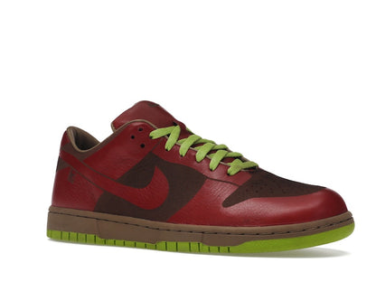 Nike Dunk Low 1-Piece Laser Varsity Red Chartreuse