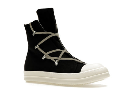 Rick Owens Lido DRKSHDW Hexa High Black Milk