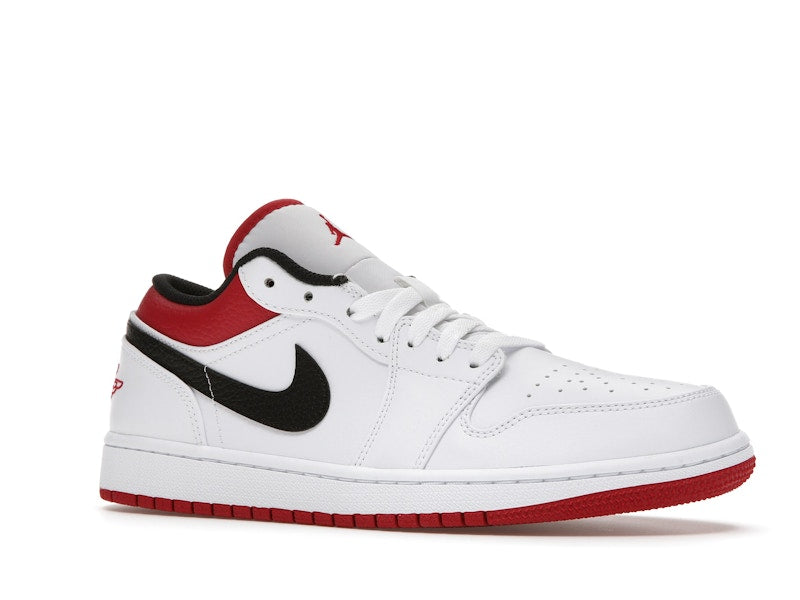 Jordan 1 Low White University Red Black